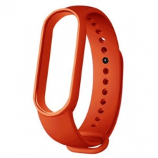 BSTRAP Xiaomi Mi Band 5/6 Silicone szíj, Orange óraszíj