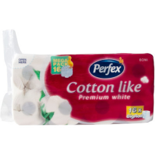 BSW Perfex Cotton Like wc papír 16 tekercs 3réteg higiéniai papíráru