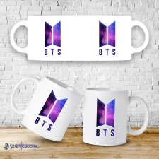  BTS Galaxy logó bögre bögrék, csészék