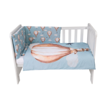  Bubaba 6 részes ágynemű szett- Flying bunny blue babaruha szett