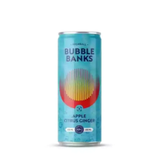 Bubblebanks Alma-citrus-gyömbér 0,25l dob. 4,9% DRS pálinka