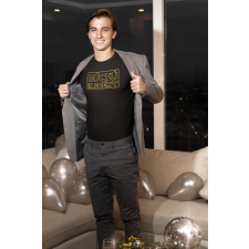  Búcsú of the Legény fekete póló ajándéktárgy