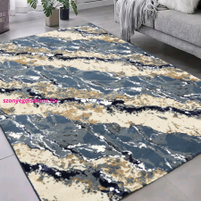 Budapest Carpet Den Athén 7125 Kék-Krém 80szett=80x250cm+2dbx80x150cm Modern szőnyeg lakástextília
