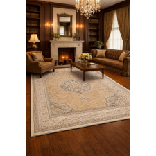 Budapest Carpet Den. Aura klasszikus szőnyeg 80 x 150cm Bézs 6187 lakástextília