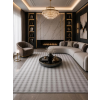 Budapest Carpet Den. Bubble Silver 60szett=60x220+2dbx60X110cm modern 3D szőnyeg