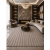 Budapest Carpet Den. Bubble Sötétbézs 60 x 220cm modern 3D szőnyeg