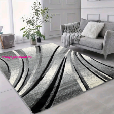 Budapest Carpet Den Charis szürke 8535 200x290cm szőnyeg lakástextília