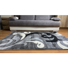 Budapest Carpet Den Charis szürke 8883 60x110cm szőnyeg lakástextília
