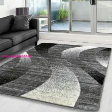 Budapest Carpet Den. Comfort SZÜRKE 4802 40x70CM-MODERN SZŐNYEG lakástextília