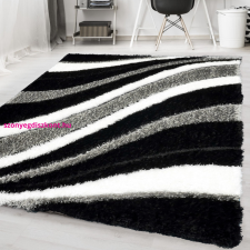 Budapest Carpet Den Melissa new 3070 Fekete 80szett=80x250cm+2dbx80x150cm szőnyeg lakástextília