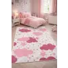 Budapest Carpet Den. Mile 5184-1 rózsaszín 160 x 230cm felhős gyerekszőnyeg