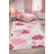 Budapest Carpet Den. Mile 5184-1 rózsaszín 160 x 230cm felhős gyerekszőnyeg lakástextília