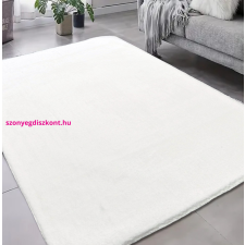 Budapest Carpet Den Olívia fehér Puha Szőnyeg 160x230cm-hátul gumis lakástextília