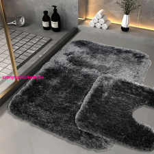 Budapest Carpet Den Scott Grafit - Fürdőszobai szőnyeg 2 részes lakástextília