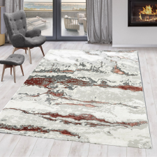 Budapest Carpet Den. Sunset 8435 Fehér-Pink 80x250cm modern szőnyeg lakástextília