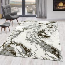 Budapest Carpet Den. Sunset 8441 Fehér-Zöld 80x250cm modern szőnyeg lakástextília