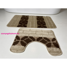 Budapest Carpet Fürdőszobai szőnyeg 2 részes - DEN bézs sor körös lakástextília