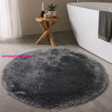 Budapest Carpet Kör Den Scott grafit 80cm hátul gumis szőnyeg lakástextília