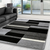 Budapest Carpet TOP! Den. Comfort SZÜRKE 4738 80x250CM-MODERN SZŐNYEG