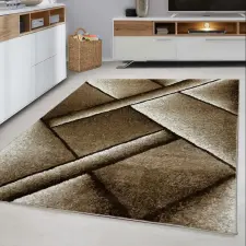 Budapest Carpet TOP! Den. Nora 6034 bézs 120x170cm Modern szőnyeg lakástextília