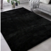 Budapest Carpet TOP! Den. Olívia Fekete Puha Szőnyeg 66x110cm-hátul gumis