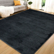 Budapest Carpet TOP! Den. Side egyszínű antracit 120x170cm modern szőnyeg lakástextília