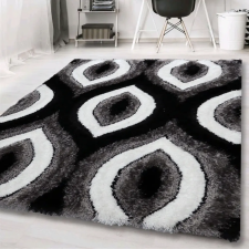 Budapest Carpet TOP! LUXUS SHAGGY SHAGGY SZŐNYEG, Den. Elvira 0625 szürke 120x170cm lakástextília