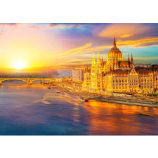 Budapesti Parlament naplementében puzzle puzzle, kirakós