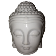 Buddha Feje Aroma Lámpa- Fehér illóolaj párologtató