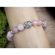 Buddha rózsakvarc ásvány karkötő karkötő