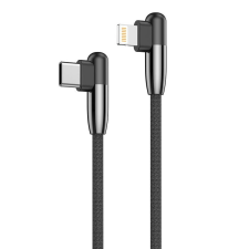 Budi USB-C - LIghnting kábel 1,5m 20W fekete (199TL) (199TL) kábel és adapter