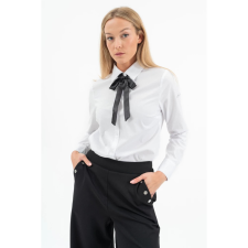 BUDMIL Blúz masni dísszel Női M fehér 20770076-001252-0399 blúz