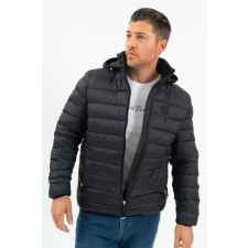 BUDMIL férfi steppelt dzseki, CRAIG25, Fekete, 2XL férfi kabát, dzseki