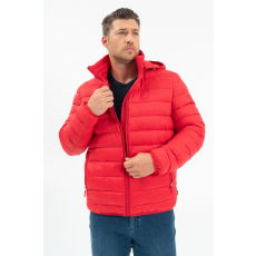 BUDMIL férfi steppelt dzseki, CRAIG25, Piros, 2XL