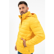 BUDMIL férfi steppelt dzseki, CRAIG25, Sárga, 3XL férfi kabát, dzseki