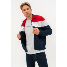 BUDMIL , Férfi szabadidőfelső25, ABEJUNIDO, Kék, 3XL
