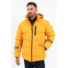 BUDMIL férfi téli kabát, APOLINAR25, Sárga, 2XL