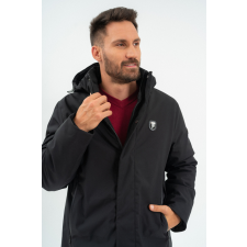 BUDMIL férfi téli kabát, DOUGLAS25, Fekete, L férfi kabát, dzseki