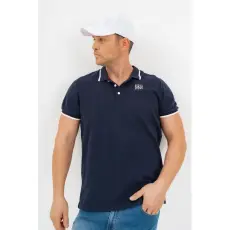 BUDMIL Galléros piké póló Férfi M s.kék
