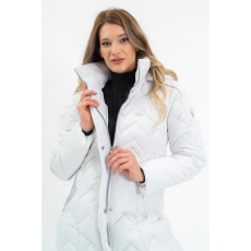 BUDMIL Hosszú téli kabát Női XXL fehér 20030558-001252-0699