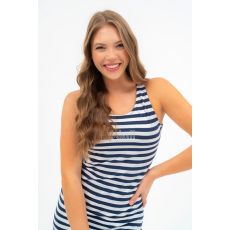 BUDMIL Karcsúsított nyári Ruha Női XXL s.kék-fehér 20640082-001251-0699