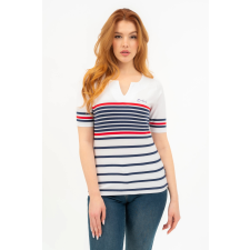 BUDMIL Karcsúsított póló Női XXL fehér-s.kék 20331152-001251-0699 női póló