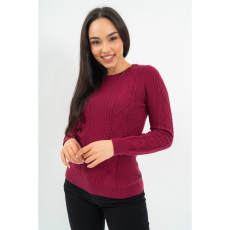 BUDMIL Környakú kötött pulóver Női L bordó 20050820-003252-0499