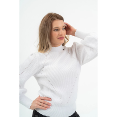 BUDMIL Kötött pulóver Női M fehér 20050824-001252-0399