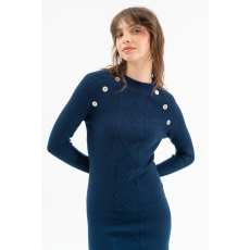 BUDMIL Kötött ruha Női L s.kék 20650038-002252-0499