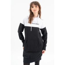 BUDMIL Magasnyakú szabadidőruha Női M fekete-fehér 20650040-002252-0399 női ruha