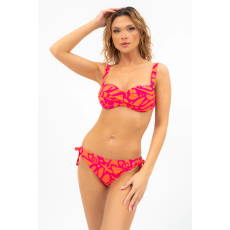 BUDMIL merevítős bikini felső Női M pink-narancs 20860046-001251-0399