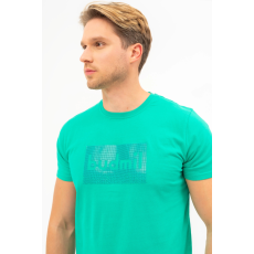 BUDMIL modern fit póló Férfi XL zöld 20300443-005251-0599