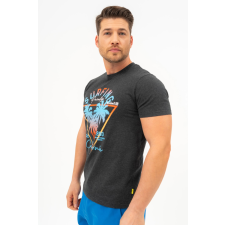 BUDMIL modern fit póló Férfi XXL szürke melanzs 20300445-004251-0699 férfi póló