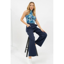 BUDMIL Női bő szárú hosszúnadrág rugalmas anyagból s.kék XL 20630153-002261-0599 női nadrág